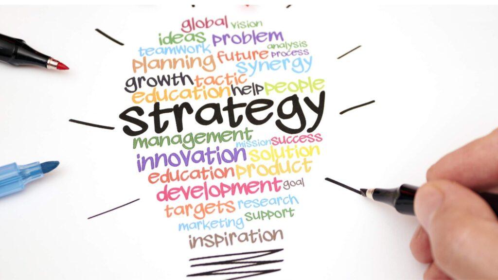 Image of lightbulb representing Strategy